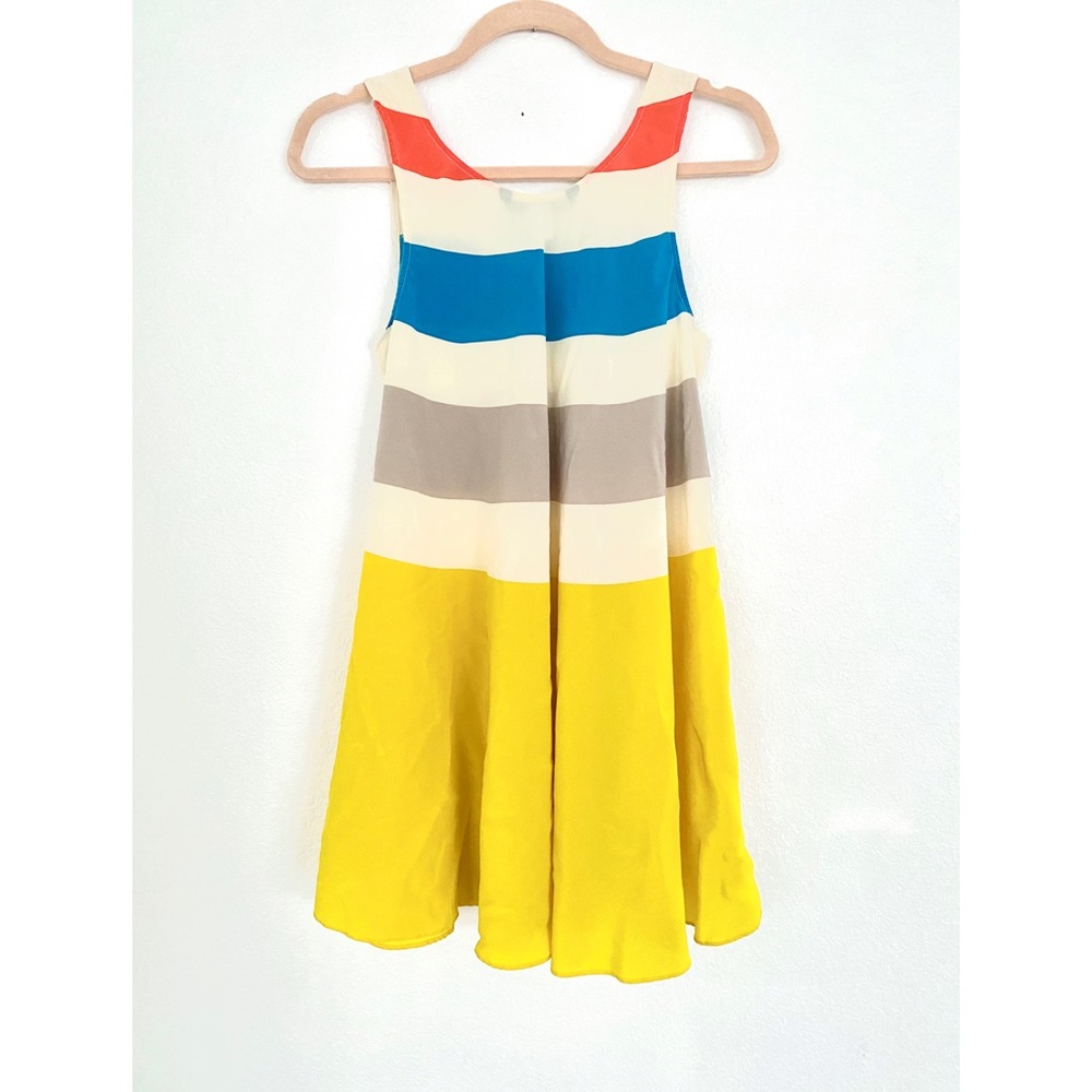 Silk Simone Stripe Dress - Picture 4 of 5